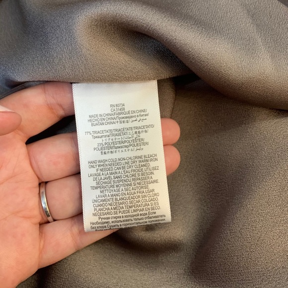 NWT BCBGMaxAzria Laycie Long Sleeve Blouse Size Small - Picture 12 of 13